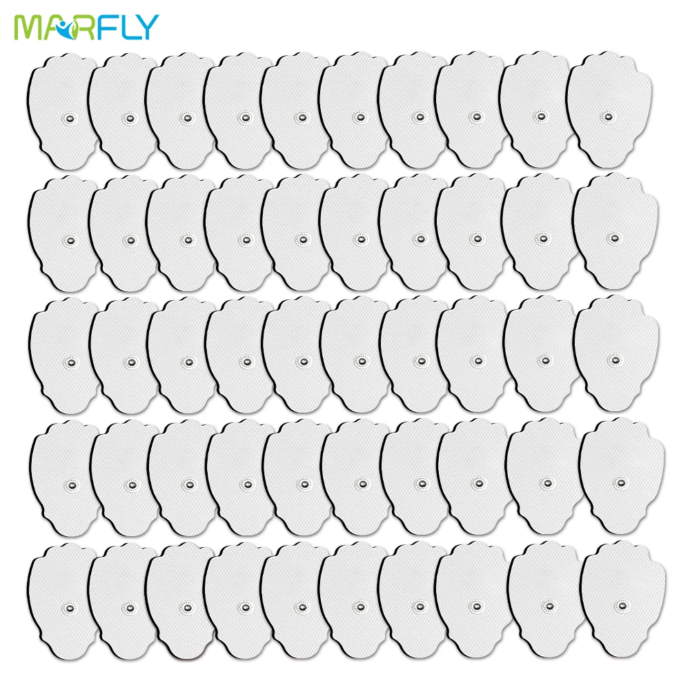Reusable Electrode Pads Conductive Gel For EMS Tens Pulse Muscle Stimulator Machine Physiotherapy Body Massage Tools Accessories 100pcs lot 2mm plug reusable self adhesive electrode pads for ems tens muscle stimulator electric massager physiotherapy device