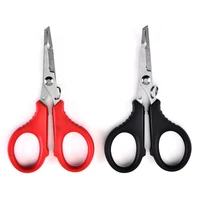 fishing braid line scissors multi function serrated blades stainless steel braided line scissors shears fishing tool