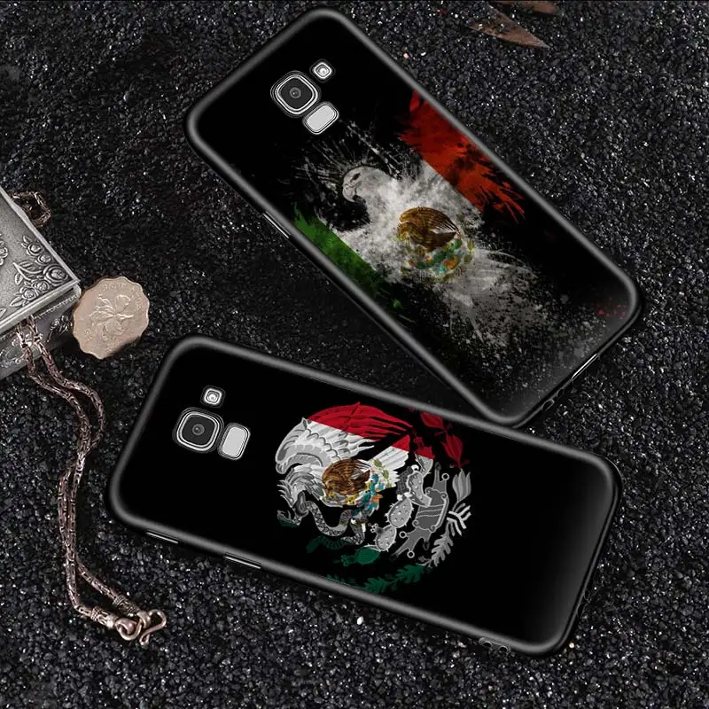 

Vintage Mexican Flag For Samsung J8 J7 Duo J730 J6 J5 J530 J4 J3 J330 J2 Core Star Prime 2018 EU Plus Black Phone Case