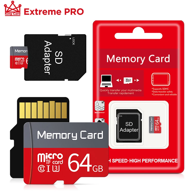 Карта памяти Micro SD 16-128 ГБ класс 10 |