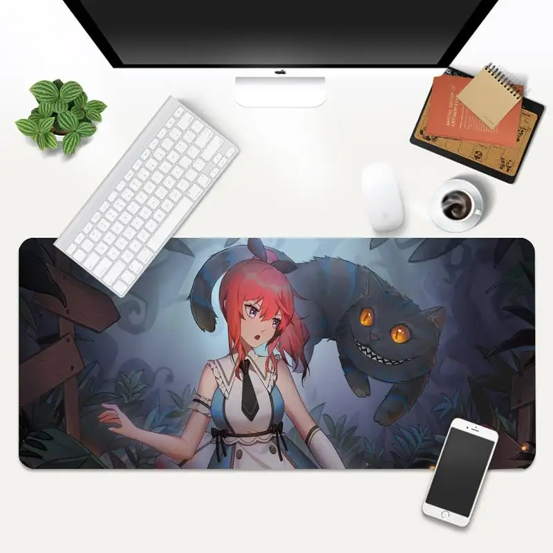 

disney Alice in Wonderland Laptop Gaming Mice Mousepad Animation XL Large Gamer Keyboard PC Desk Mat Takuo Tablet Mousepads