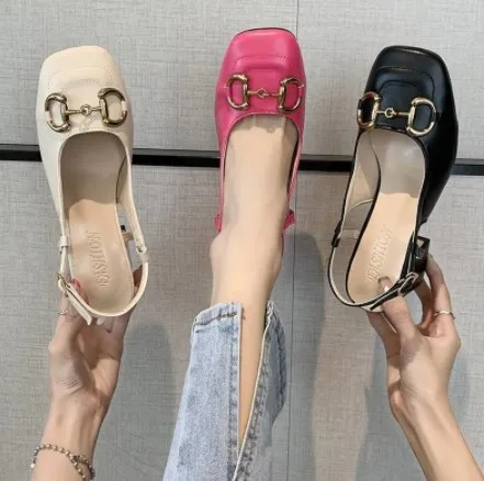 Босоножки женские на высоком каблуке сандалии гладиаторы с металлическим