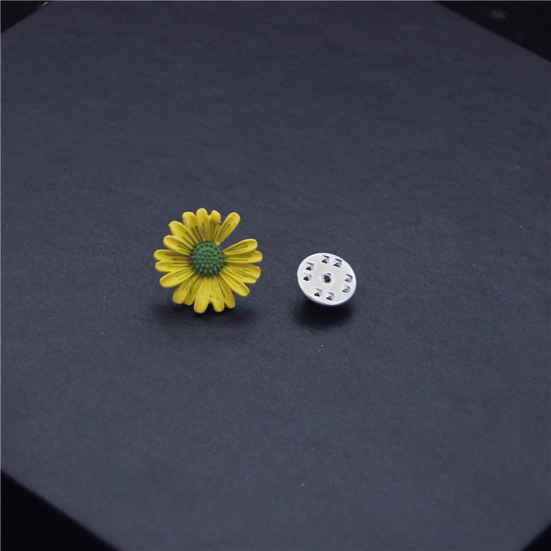 Модные броши в форме цветка для женщин брошь виде маргаритки украшение одежды