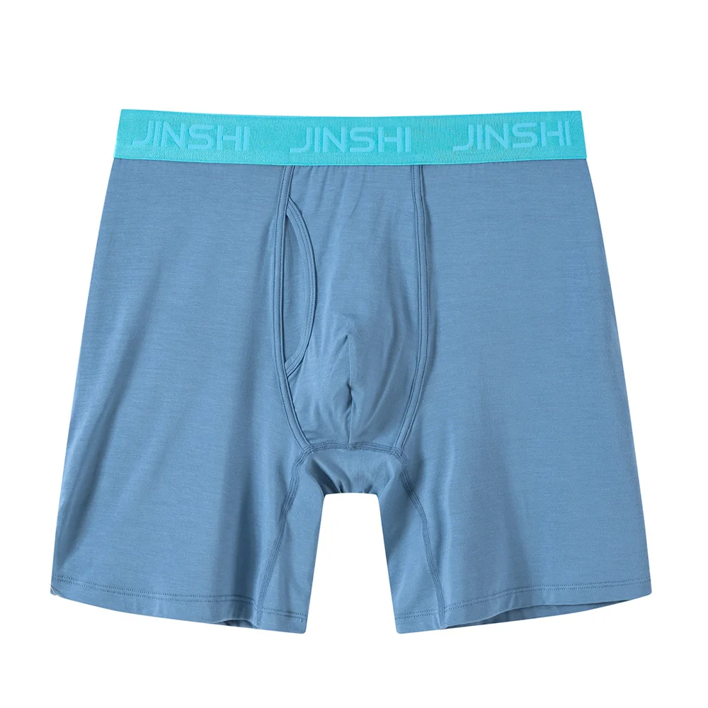 2021New Fashion Bamboo-Fiber Bodysuit  Breathable Solid Color Male Panties Underpants Briefs  Flex Waistband Popular