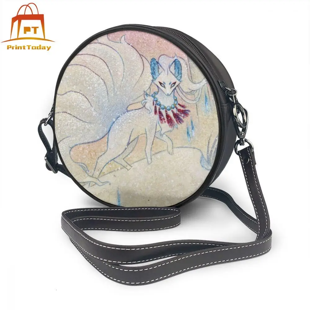 

Ghost Shoulder Bag Ghost Leather Bag Crossbody Mini Women Bags Multifunctional Womens Pattern Round Purse