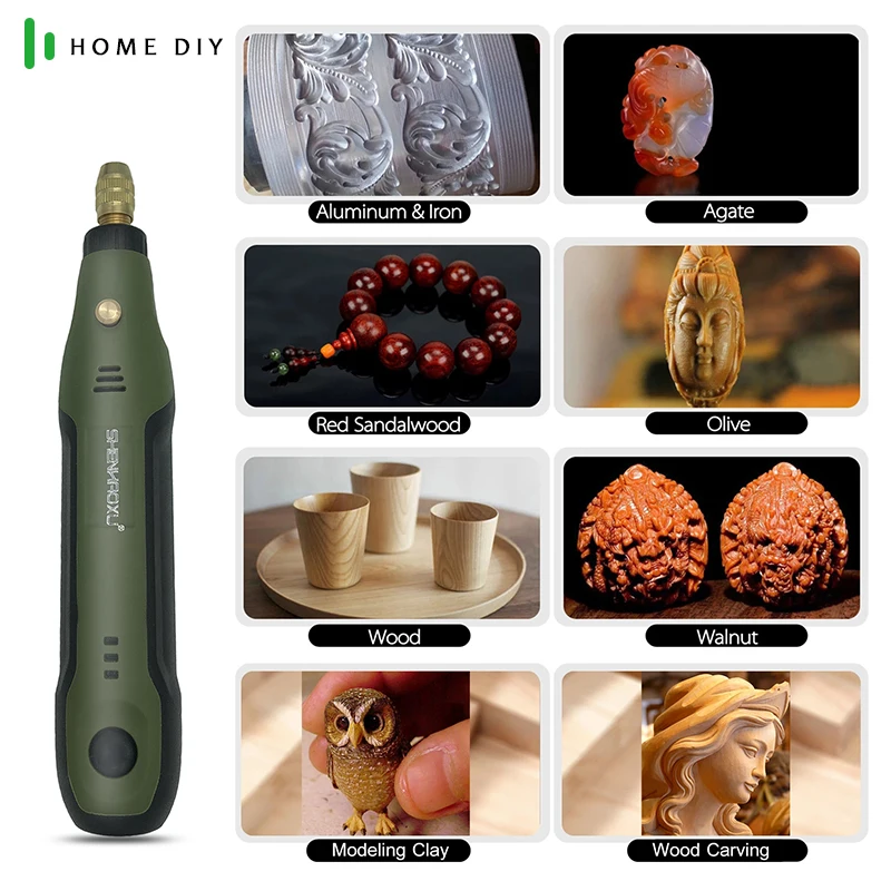 Дремель аккумуляторный 3 7 В скорости с насадками |