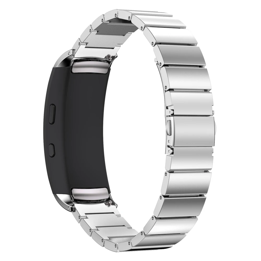Металлический ремешок с пряжкой бабочкой для Samsung Gear Fit 2 сменный Браслет из