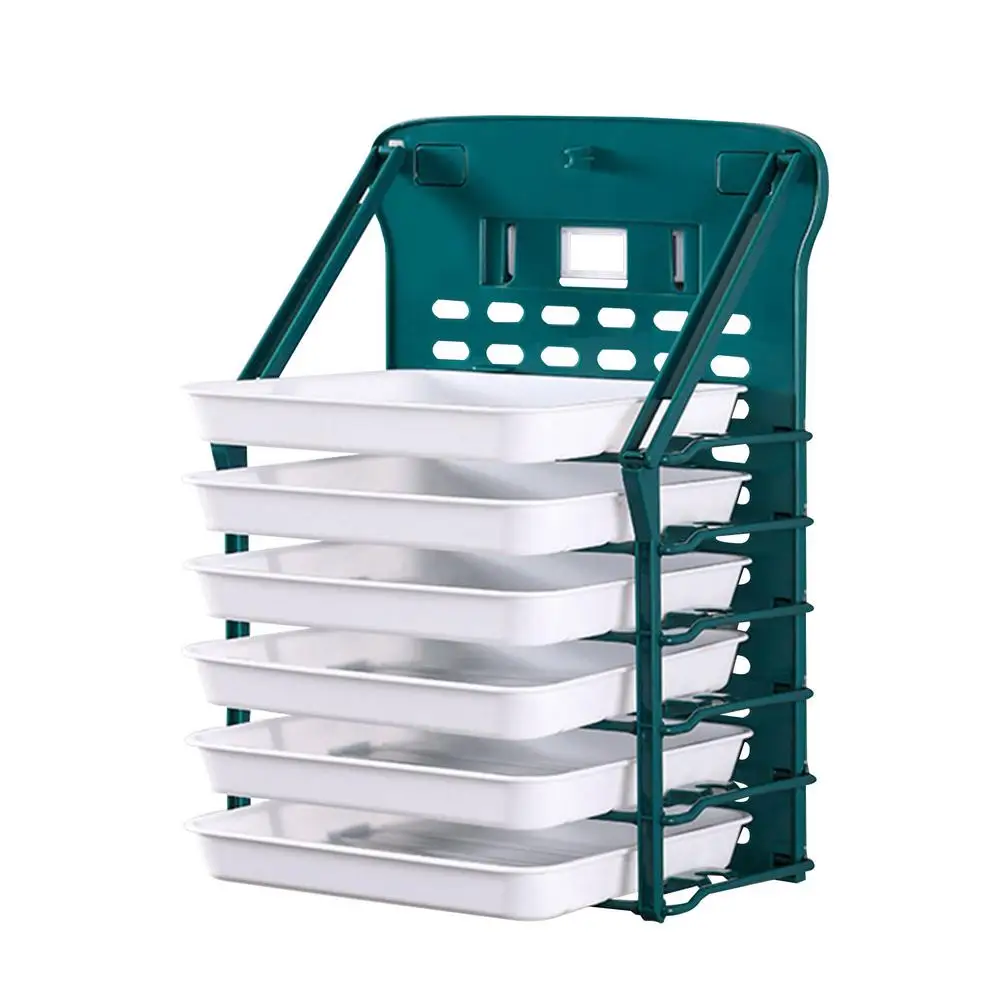 

Kitchen Storage Shelf Punch-Free Kitchen Bathroom Toilet Wall Hanging Storage Rack Home Organizer Bath Accessories