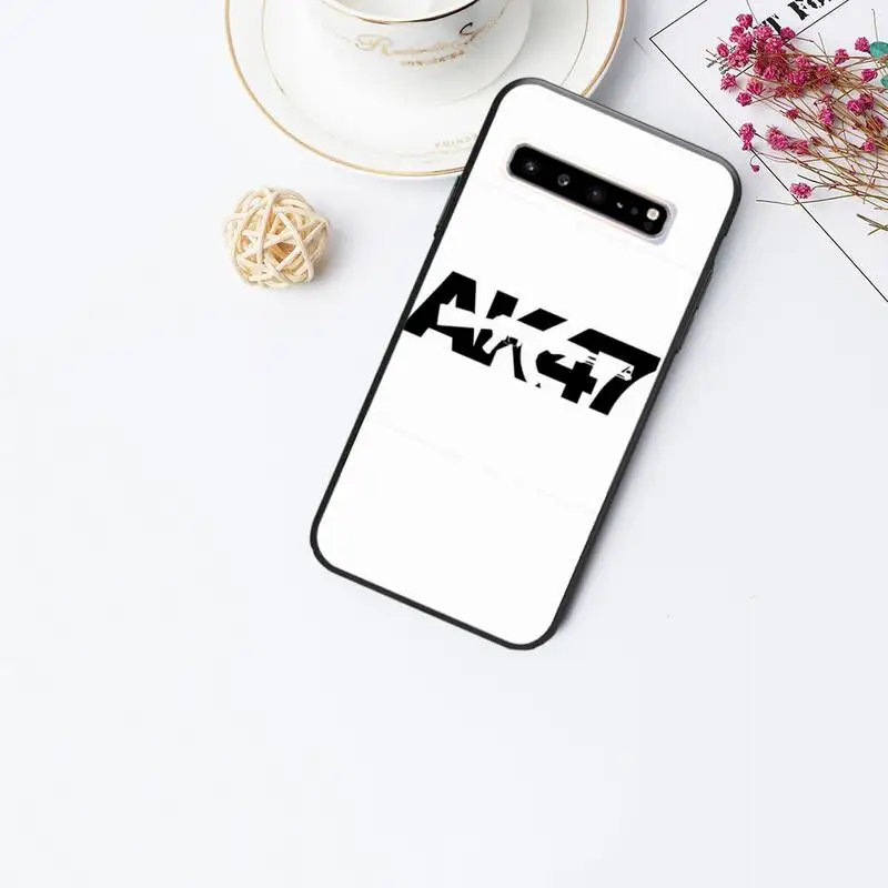 

AK47 Gun with roses Phone Case case coque samsung galaxy S7 S8 S9 S10e S20 PLUS Note 10 Pro PLUS LITE NOTE 20 UITRA