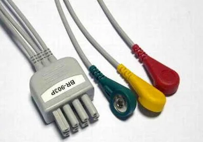 Nippon Optoelectronics BR-903P 906P ECG 3/5-свинцовый провод 6-проводной зажим тип пряжки |