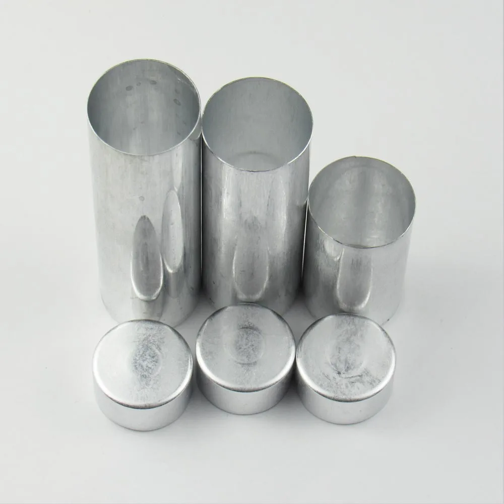 200pcs Dental Lab Cartridges 25mm empty Aluminum Tube for Valplast Denture Flexible Material
