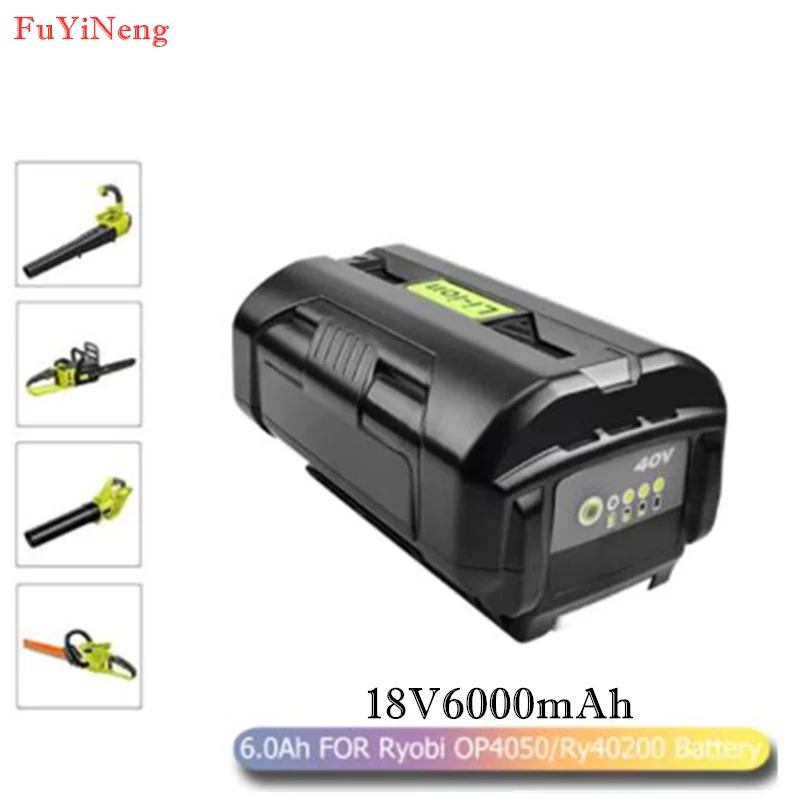 

Li-ion Replacement Battery 40V 3.0Ah - 6.0Ah for Ryobi OP4050 OP4050A OP4026 OP4040 RY40200 RY40403 RY4050 Power Tools Batteries