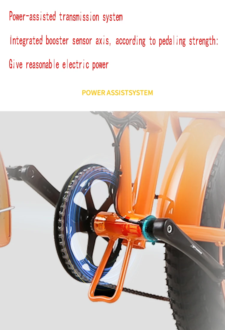 Батарея снежное складной электрический велосипед литий R6 Мощность пляжные 20
