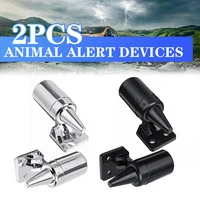 2pcs universal car auto animal whistle device bell deer warning for whistles bells safety alert device wind animal repellent