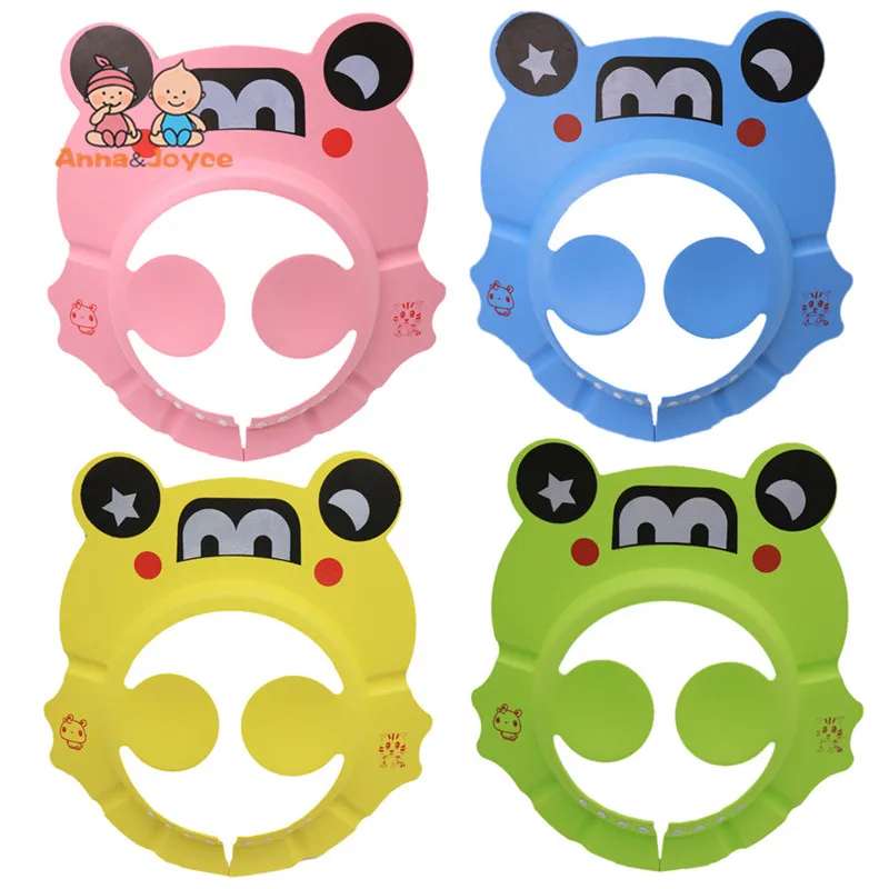 

1pc/lot Children's Cartoon Ear Care Shampoo Hat Baby Shampoo Cap EVA Adjustable Shampoo Cap Bathing Hat