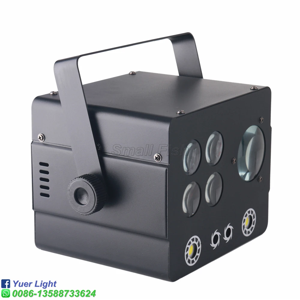 Новейший 60 Вт светодиодный Многофункциональный 4 в 1 лазерный светильник DMX512
