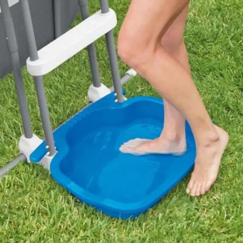 

Pool Foot Bath Bucket Plastic Bathroom Foot Wash Tray Portable Water Container Laundry Baskets For Swimming Pool Foot Bath Tray