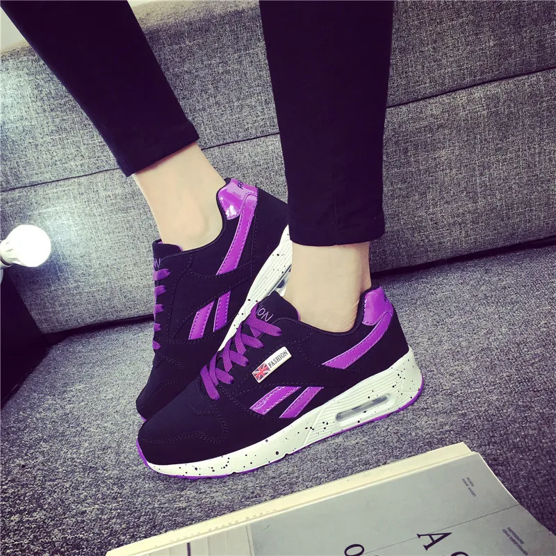 

New Four Seasons Women Casual Shoes Flat Shoes Damping Light Breathable Women Basket Sneakers Low Help Trainers Zapatillas Mujer