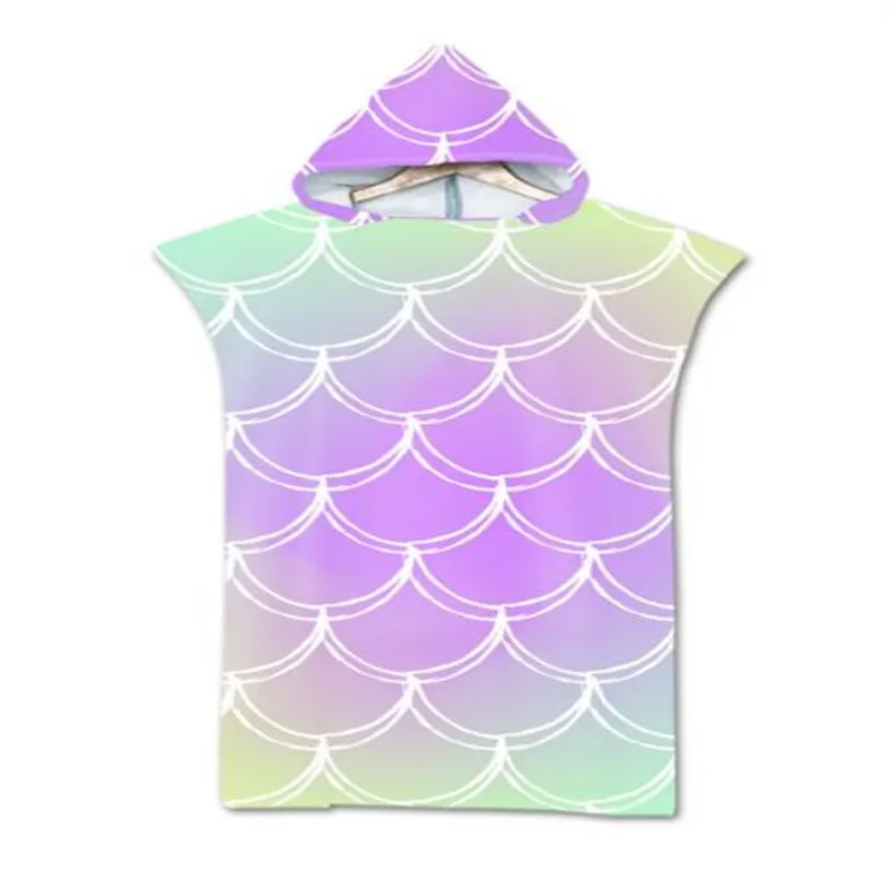 

Пляжное полотенце из микрофибры с цифровой печатью, быстросохнущее банное полотенце с капюшоном, для взрослых, для плавания, серфинга, пляж...