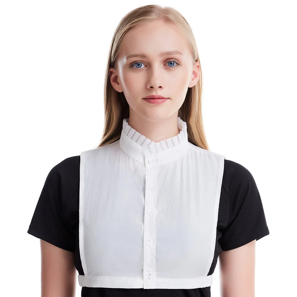 Lecopike Для женщин Взрослый Съемная рубашка поддельные меховой воротник модные