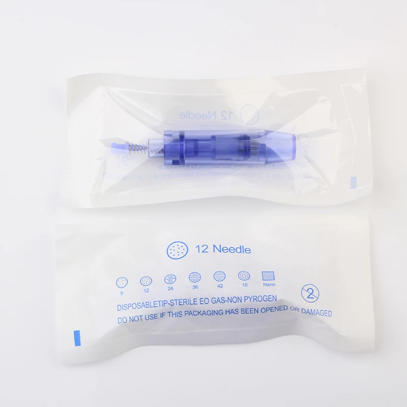 20pcs/lot Tattoo Cartridge Needle Electric Auto Microneedle Rotary needle for Dr.pen tattoo Machine tips Bayonet Mount - купить по