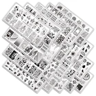 20 шт., трафареты Beautybigbang для дизайна ногтей в классическом стиле