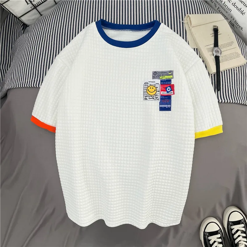 

E-BAIHUI 100% Cotton T Shirt Women Short Sleeve Summer T-shirt Tees Tops Cartoon Print Ropa De Mujer Harajuku Streetwear