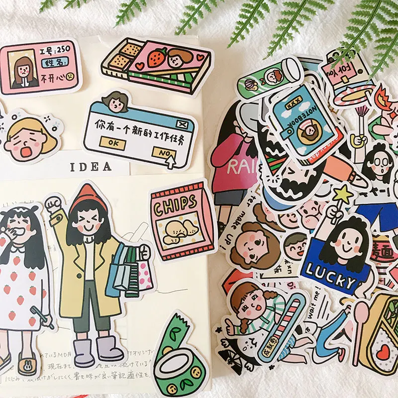 24 наклейки ручной работы для девушек скрапбукинга альбома дневника планировщика