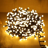outdoor waterproof 8 modes firecrackers string lights 500led christmas fairy lights garland for home garden party wedding decor