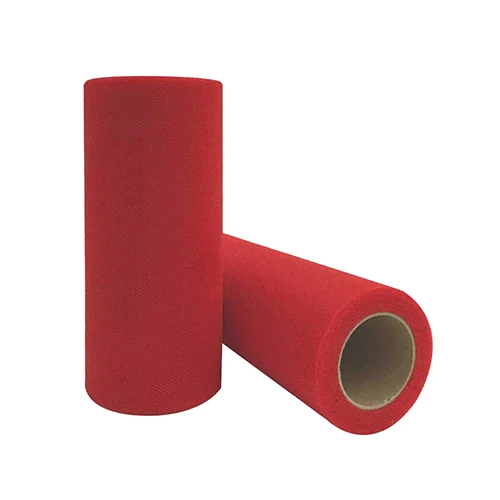 FEEUNM тюль органза красный синий 25 ярдов