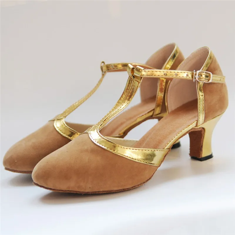 Женские туфли для бальных танцев черные с закрытым носком