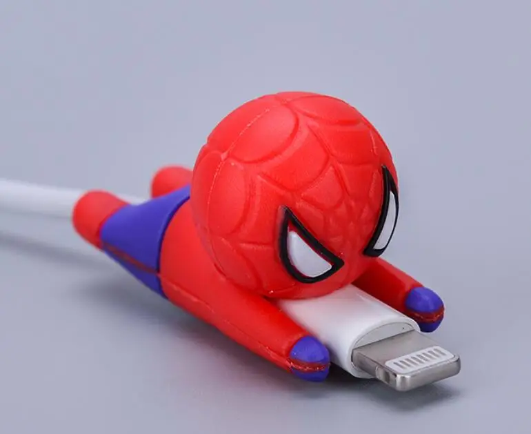 Милый кабель укуса протектор для Iphone кабель укуса зарядное устройство защита Marvel животные защита игрушки зарядное устройство защита животных игрушка - Цвет: 8