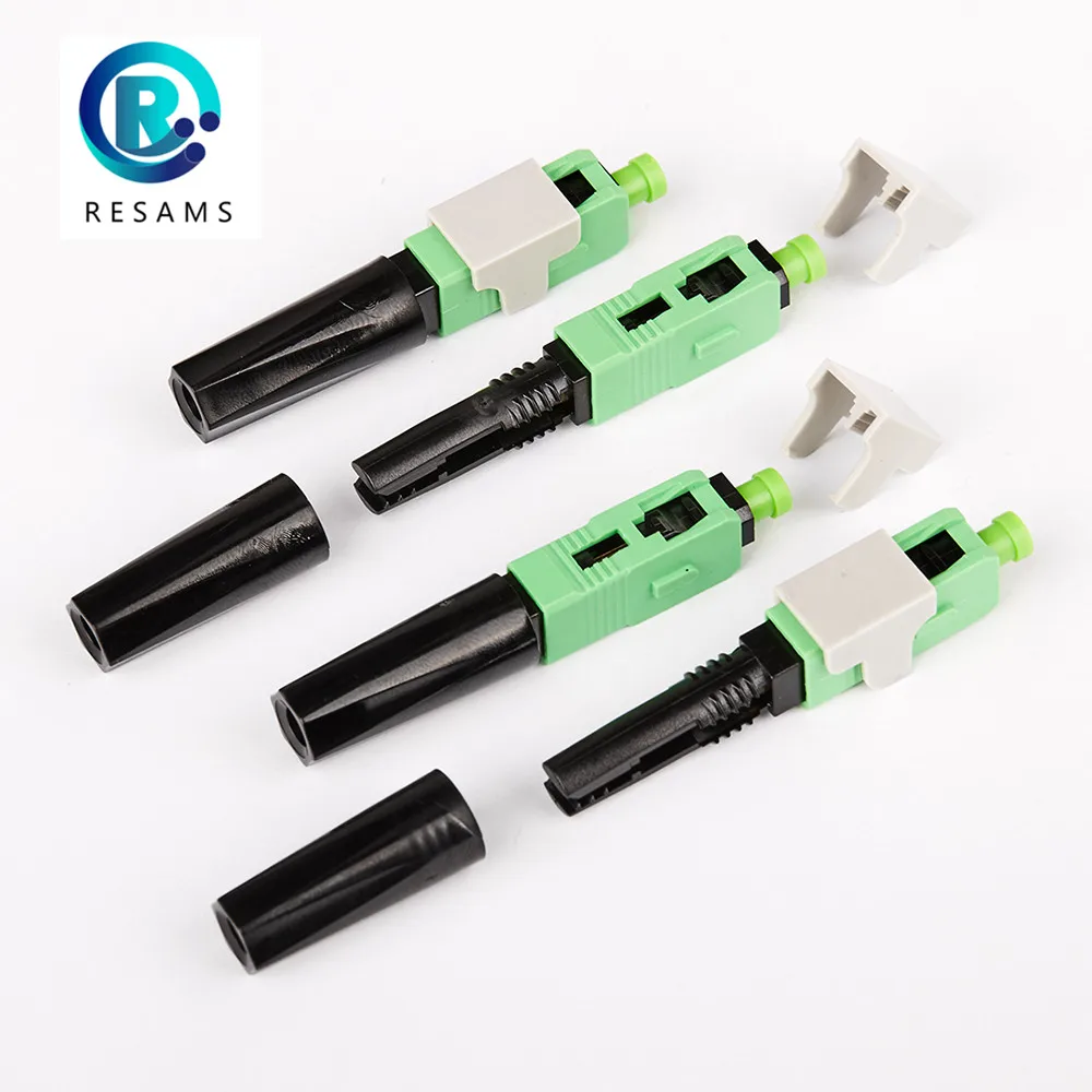 

FTTH CIXI H08 холодное соединение простая в использовании волоконно-покрытая проволока SC APC Быстрый оптический соединитель Быстрая бесплатная доставка оптическая длина 50 мм