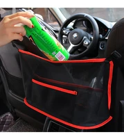 1pc car net pocket handbag holder car seat storage between seat storage pet barrier dog net barrier auto interior accessories
