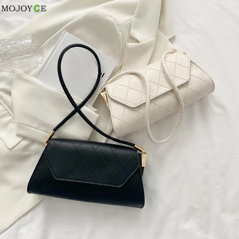 

Модная женская сумка с сетчатым рисунком под подмышку, женские маленькие Наплечные Сумки из искусственной кожи, женские модные кожаные сум...