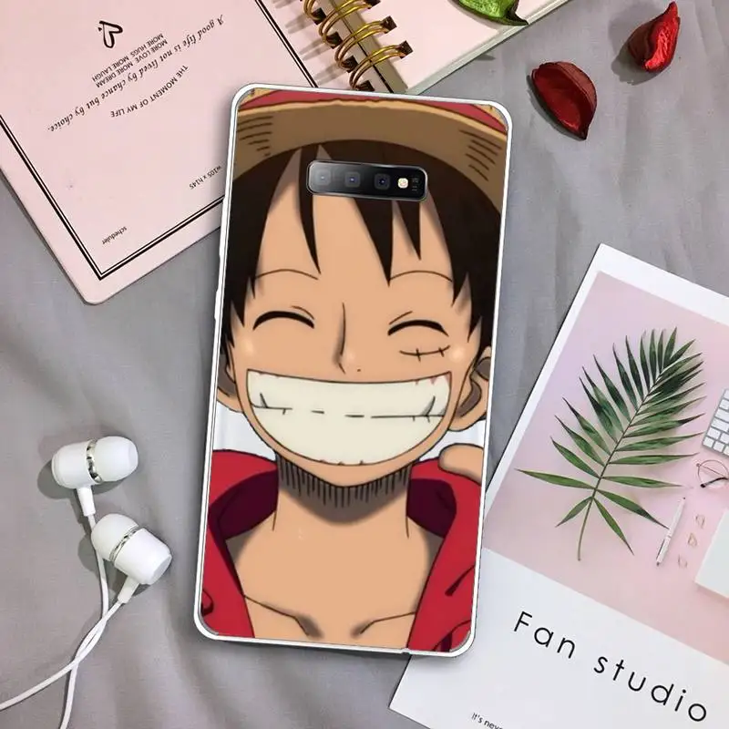 

Anime One Piece luffy Roronoa Zoro Phone Case Transparent For Samsung Galaxy A 71 21s S note 8 9 10 plus 20 ultra