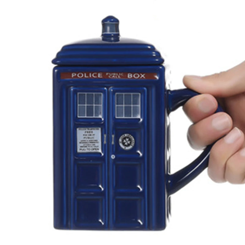 Новая полицейская коробка Doctor Who Tardis кофейная кружка керамическая чашка с