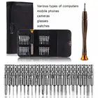 Портативный носить 25 в 1 прецизионный Отвертки Набор бумажников мульти-Функция ремонтных инструментов Kit для Мобильный телефон планшет ПК