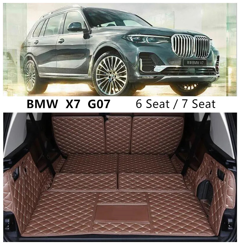 Для BMW X7 G07 6 7 Seat 2019 2020 2021 + полный задний поднос для багажника грузовой коврик