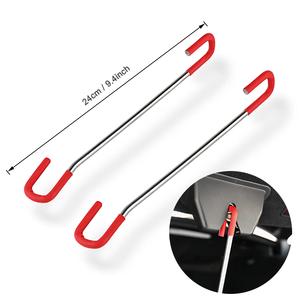 FOSHIO 2 шт. двери автомобиля магистральные Холдинг Инструмент Углеродного Волокна