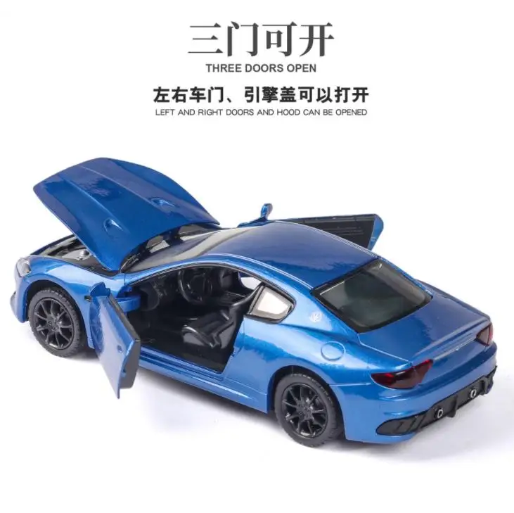 New 1:32 Maserati GT Alloy Car Model Diecasts &amp Toy Vehicles Cars Educational Metal Toys For Children Gifts Boy | Игрушки и хобби