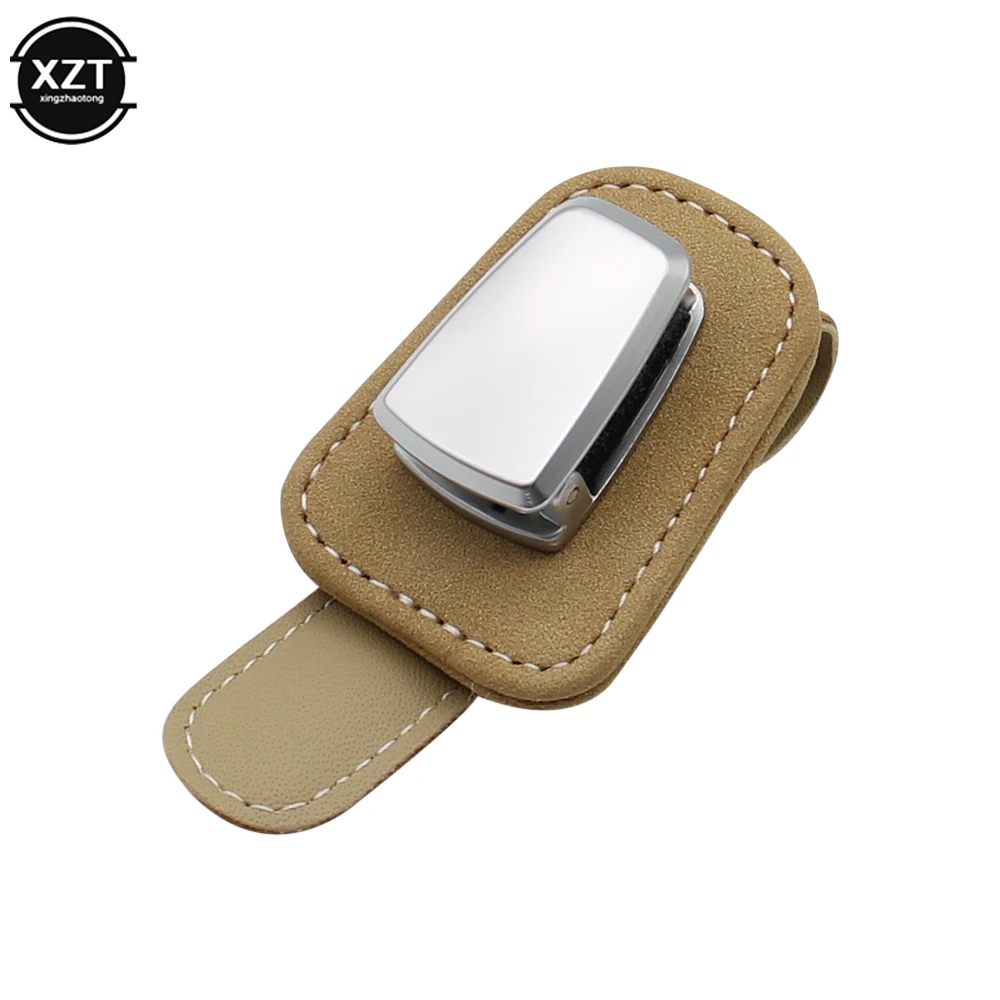 

Портативный Автомобильный Чехол для очков Авто крепление на солнцезащитный козырек зажим для солнцезащитных очков держатель для карт ручк...