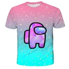 Футболка для мальчиков от 4 до 14 лет, смешная Летняя Детская футболка с мультяшным аниме Харадзюку, Impostor, графические футболки в стиле хип-хоп, с круглым вырезом