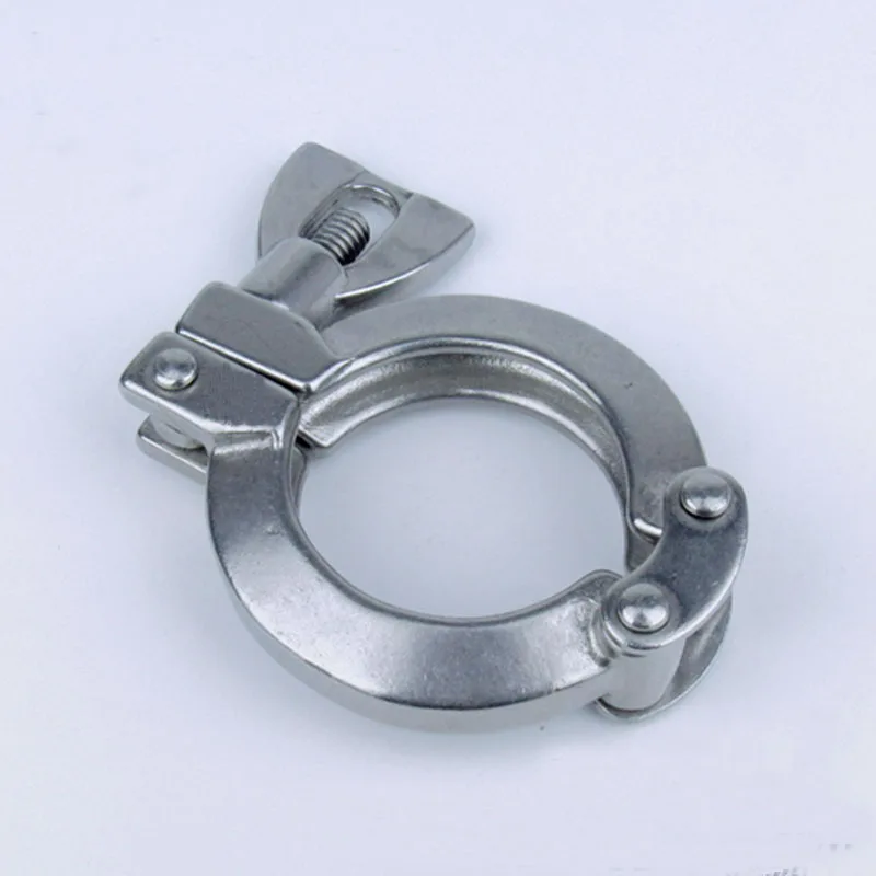 

Тройные зажимы с двумя контактами 1/2-8 дюймов, с крышкой от 25,2 до 233 304, санитарные быстросъемные зажимы из нержавеющей стали, крышка трубы для ...