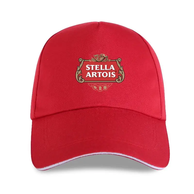 New Stella ARTOIS BELGIAN LAGER-Beer Logo Men Grey White S-X