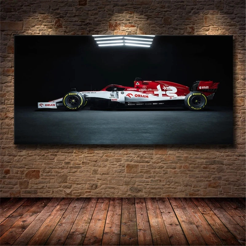 Vehicle Posters Mclaren F1 Race Car Wall Art Canvas Prints Painting Raceway Racing Sport Pictures for Living Room Bedroom Decor | Дом и сад