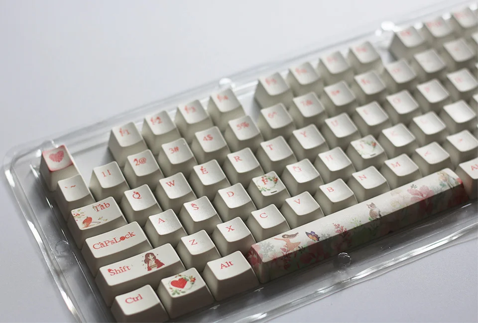 PBT сублимационные корейские колпачки для ключей с подсветкой 104 клавиш Cherry Mx переключатели колпачки для ключей съемник для механической клавиатуры