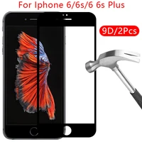 9d protective tempered glass for iphone 6 s 6s plus screen protector on i phone s6 6plus 6splus iphone6 iphone6s iphon aiphone