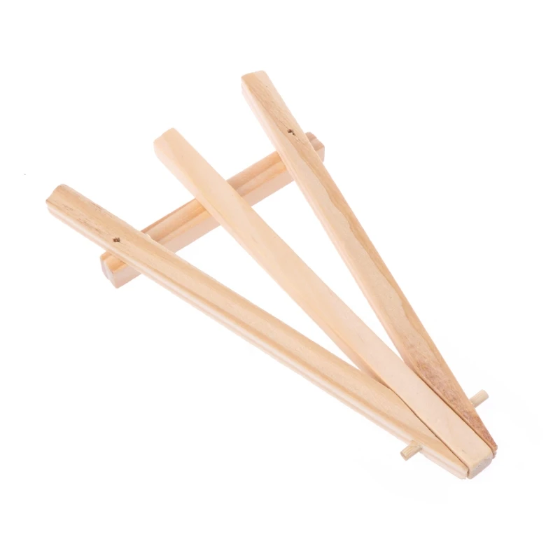 

P15D Mini Wooden Tripod Easel Display Painting Stand Card Canvas Holder Wedding Party