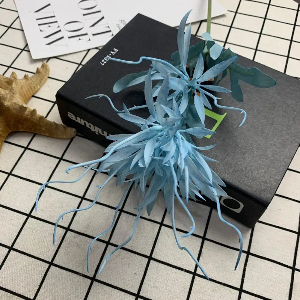 

1Pc 2-head Epiphany Artificial Flower Epiphyllum Oxypetal Banquet Wedding Decor